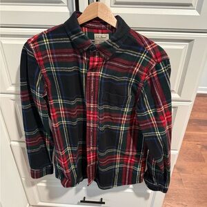 L.L. Bean Multicolor Plaid Shirt - Slim Fit Medium